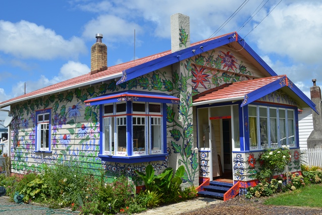 Resene Total Colour Creative in Colour Award: Morningside’s House of Flowers by Brigid Sinclair.
