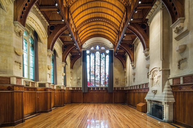 Great Hall, The Arts Centre of Christchurch Te Matatiki Toi Ora, 1882.