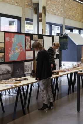 During the Festival of Architecture, the Warren and Mahoney laneway in Auckland was populated with student exhibitions <em>Serious about Seville</em> and <em>Straw into Gold</em>