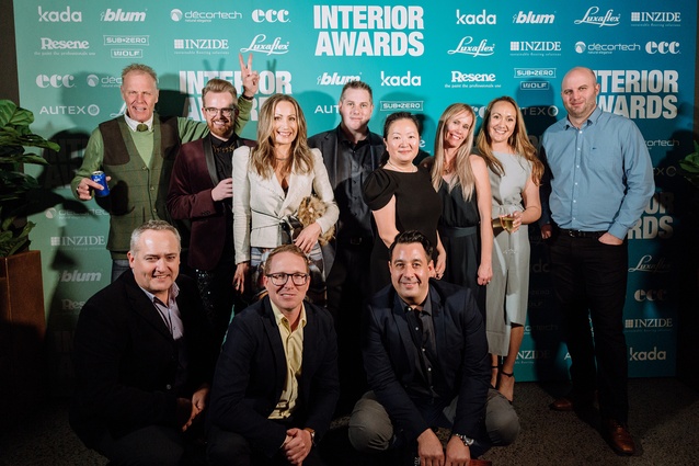 Interior Awards 2021 sponsors Sub-Zero Wolf with their guests.