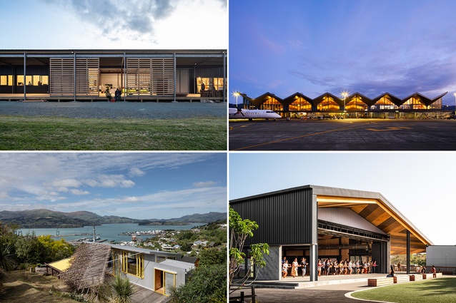 The winners of the four named awards at this year's New Zealand Architecture Awards.