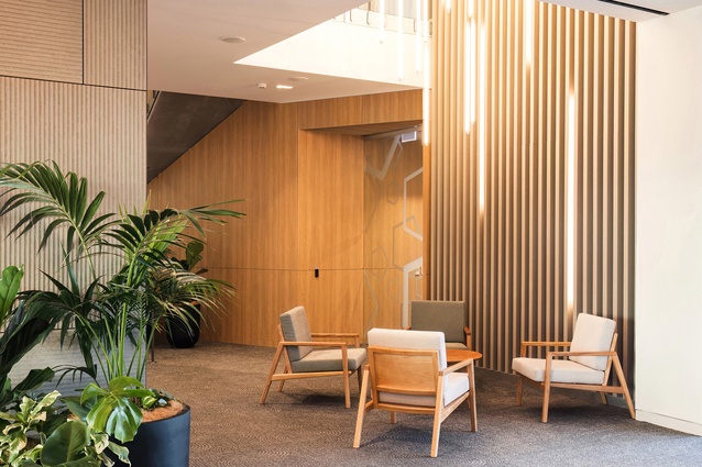 Shortlisted - Interior Architecture: Bay Radiology Tauranga Imaging Centre by Jigsaw Architects.