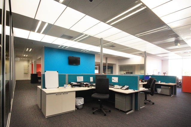 Commercial Interior Office Colour Maestro Award winner - Element 17 for the Radio Network Christchurch.