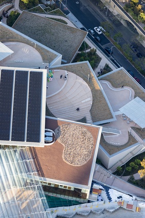 Aerial view of the Art Gallery of New South Wales’ new SANAA-designed building.