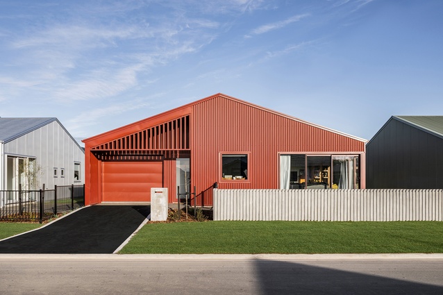 The 2024 Dulux Colour Awards Grand Prix New Zealand winner: Seven Colourful Little Houses, Faringdon by COMMON Architecture + Interiors.