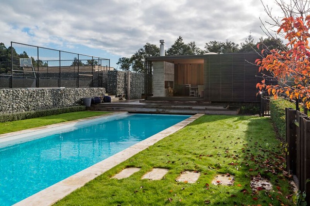Outdoor Living Award: Faulkner Construction for a home in Clevedon, Auckland.
