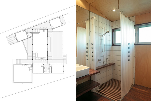Blueprints; The ‘bachey’ bathroom. 
