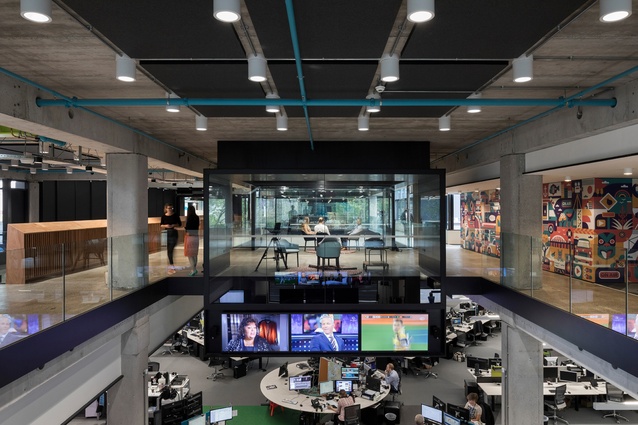 Winner: Workplace over 1,000sqm Award – TVNZ Television Network Centre Refurbishment by Warren and Mahoney.