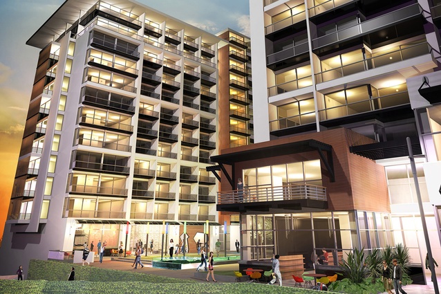 Located in Auckland's central business district, Sugartree will be the country's largest apartment complex.
