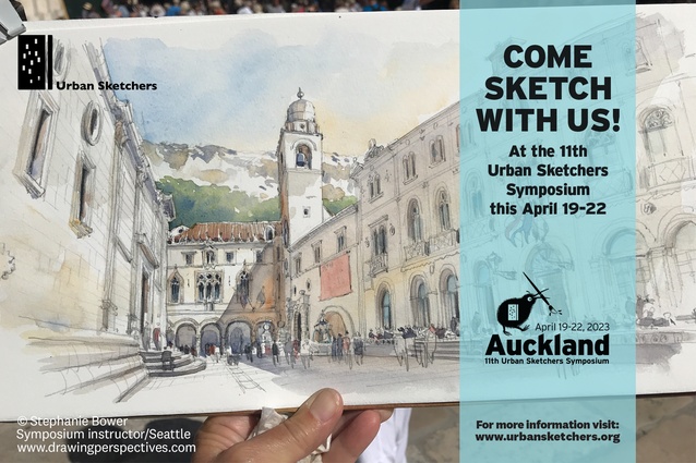 Auckland is the host of this year's international Urban Sketchers Symposium.