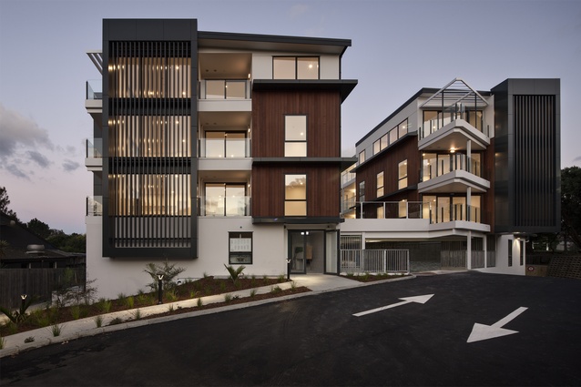 Auckland Regional Award: Thompson Park Apartments by Creative Arch.