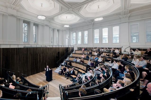 The Benjamin West Lecture Theatre.