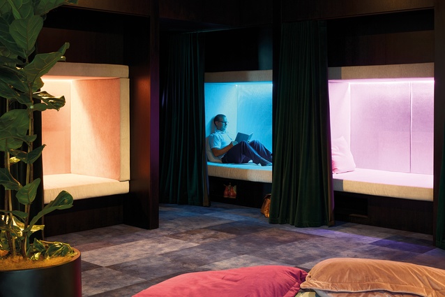 Relaxation rooms are all part of the wellness attitude employed throughout the BNZ.