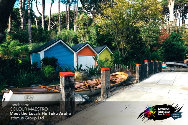 Landscape Colour Maestro Award winner: Meet the Locals – He Tuku Aroha by Isthmus Group.
