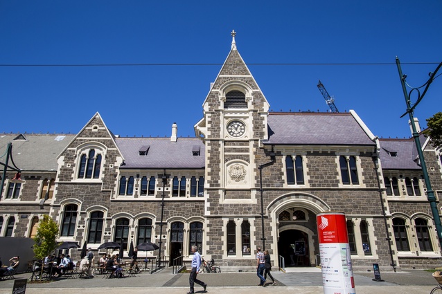 Heritage winner: Christchurch Arts Centre Clock Tower & Great Hall by Warren and Mahoney Architects.
