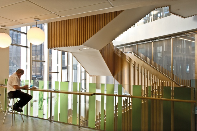 Conservation House, internal stair.