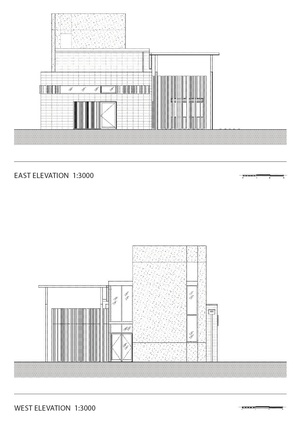 East and West elevation.