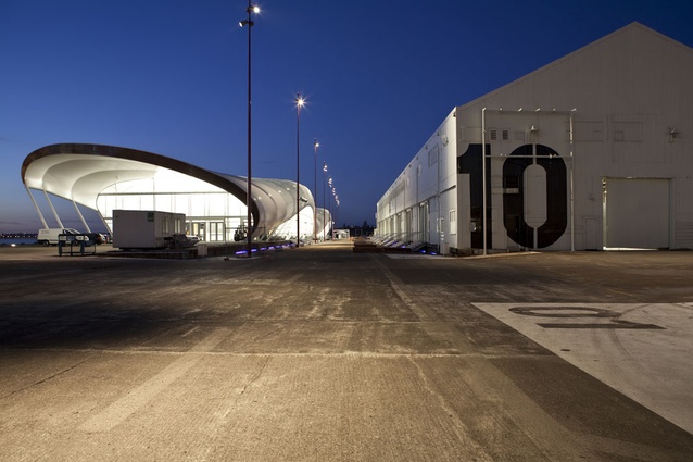 Shed 10 at Queens Wharf.