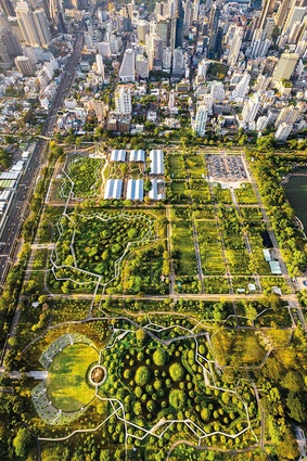 Benjakitti Forest Park: Transforming a Brownfield into an Urban Ecological Sanctuary by Turenscape, and Arsomsilp Community and Environmental Architect in Thailand.