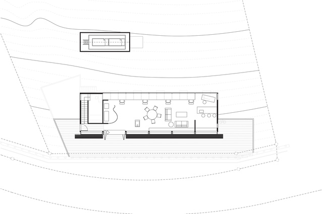 Ground floor plan of O'Sullivan Studio.