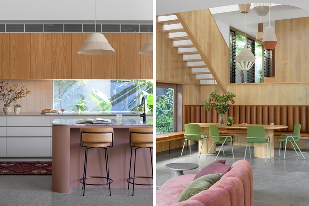 Berry House by Cedar + Suede, winner of the Resene Total Colour Residential Interior Colour Maestro Award.
