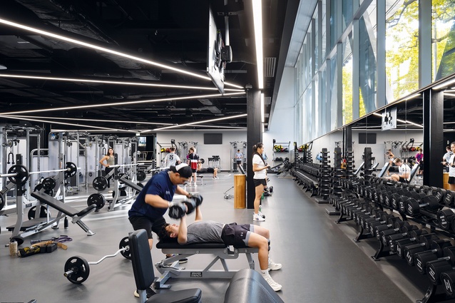 The Weight Room does much of Hiwa’s heavy lifting in terms of interior-to-exterior engagement.
