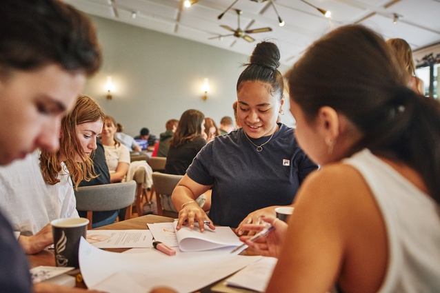 Keystone Trust students get together in a Trust-organised workshop.