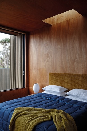 Light and sun in varying forms swirl around the bedrooms.