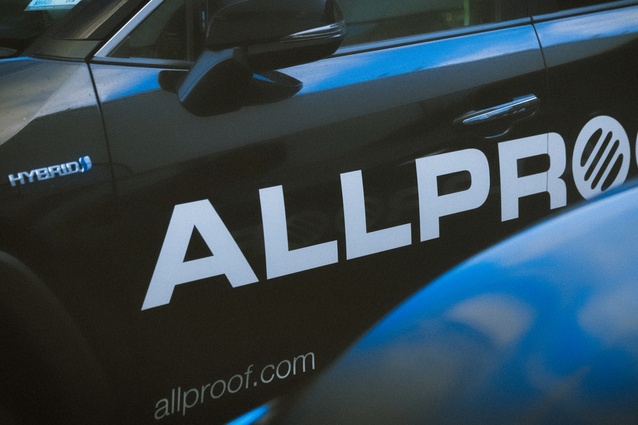 Allproof’s fleet of sales vehicles are progressively being upgraded to hybrid electric vehicles.