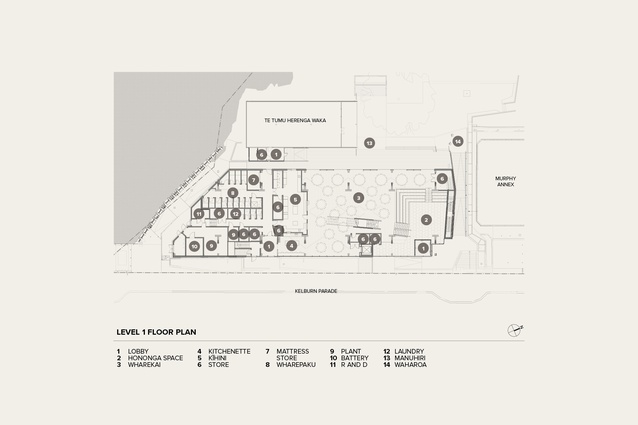 Level One floor plan.