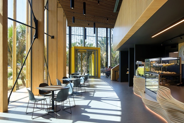 Winner - John Scott Award for Public Architecture: Punangairi Visitor Centreby Sheppard & Rout. 