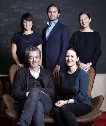 2015 Houses Awards jury, L–R: Katelin Butler, David Welsh, Adrian Spence, Stephanie Little and Kerstin Thompson.