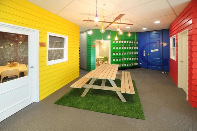 Commercial Interior Office Colour Maestro Award winner - Google Office Fitout by Spaceworks Design Group.