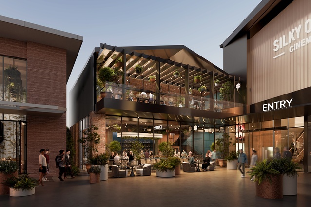 The precinct’s 1,200sqm entertainment space builds on Takanini Town Centre and includes eateries and an arcade adjacent to Silky Otter, an eight-theatre boutique cinema.