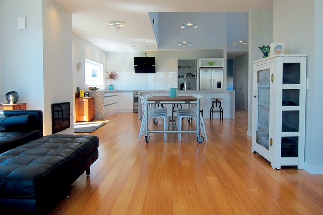 Sustainable features such as bamboo flooring and LED lights contributed to the home’s impressive Homestar rating.
