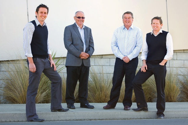 From left: Kent Gibbons (General Manager, Waimea Sawmillers), Ray Muollo (CEO/Financial Controller), Roger Gibbons (Governing Director), Scott Gibbons (Managing Director).