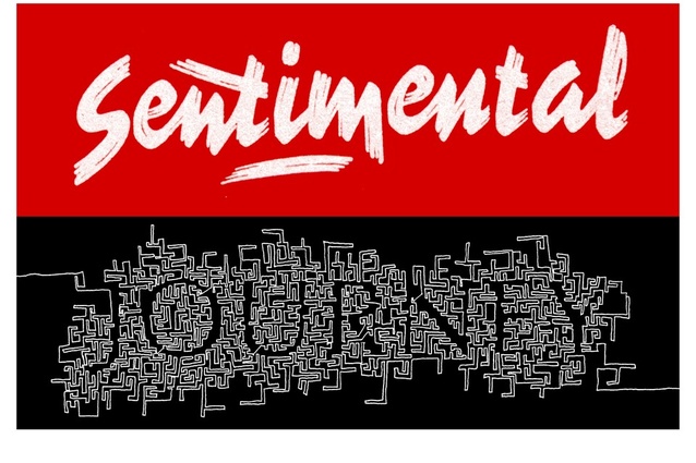 Sentimental Journey, one of two graphic design Purple Pin winners.