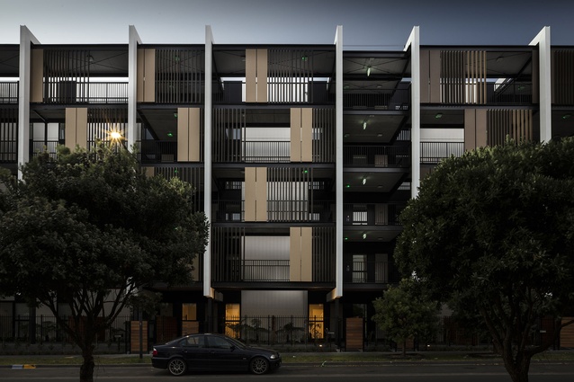 Housing – Multi Unit category finalist: Verto Apartments, Auckland by Warren and Mahoney Architects.