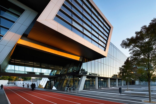 The Evelyn Grace Academy, by Zaha Hadid Architects, in London.