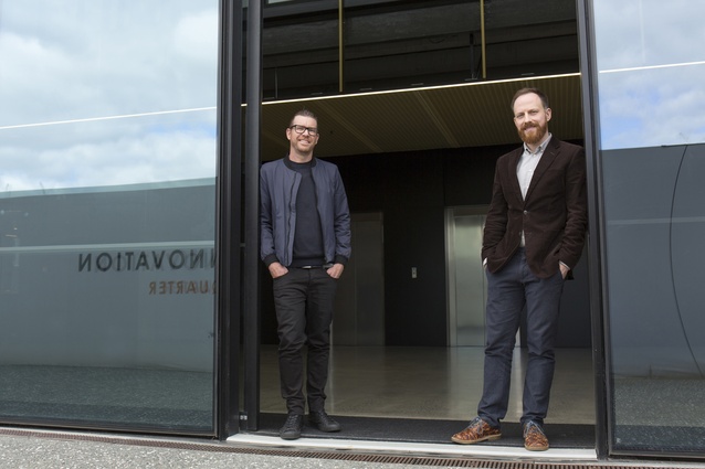 Warren and Mahoney's Queenstown studio has appointed Tomasz Gibowicz (right) and Jonathan Goss (left) as studio principal and interior designer, respectively.