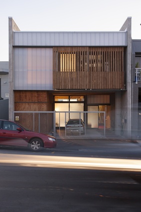 City House, Auckland, from the street. Designed with Andrew Kissell and built in 2014.