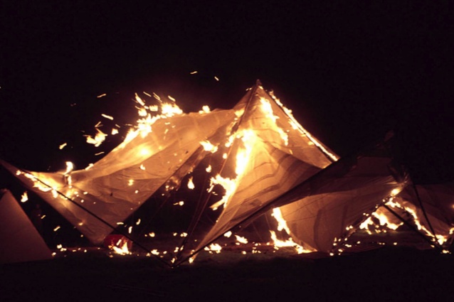 Hyperbolic paraboloid finale. AASA Congress 1971, Warkworth.