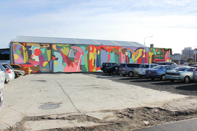 A depiction of the final mural.