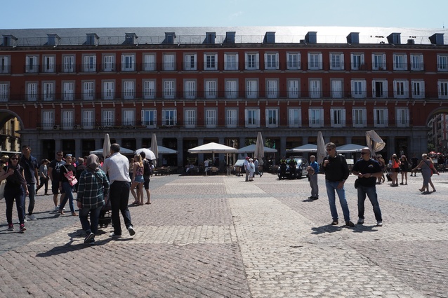 Plaza Mayor (the main square) in Madrid.