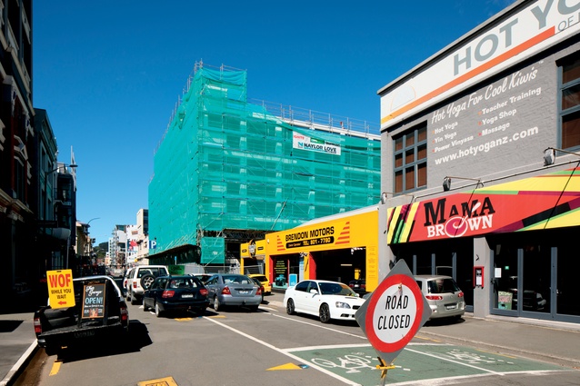 The Courtenay Central Car Park at 100 Courtenay Place was closed as a result of the earthquake.