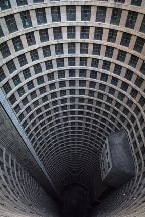 Interior: Ponte City Apartments, Johannesburg, South Africa, photographed by Ryan Koopmans.