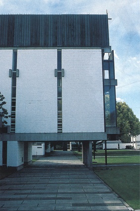 College House, Christchurch. Most of the buildings were completed between 1964-67.