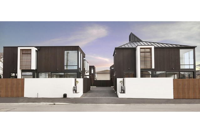 Shortlisted – Housing Multi-unit: Peak Townhouses by Borrmeister Architects.