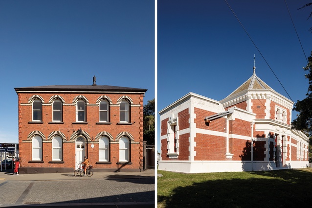 Left: Mount Cook Police Station. Right: Old Government Building. 
