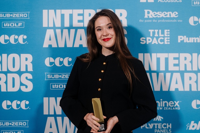 Holly Ancliffe of Pac Studio, winners of Workplace under 1000m2 award for Common Space Studio.